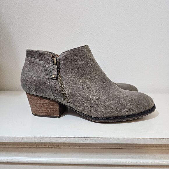 LifeStride Shoes - LifeStride Womens Sz 9.5 W Blake Zip Ankle Bootie Western Comfort Casual Boots